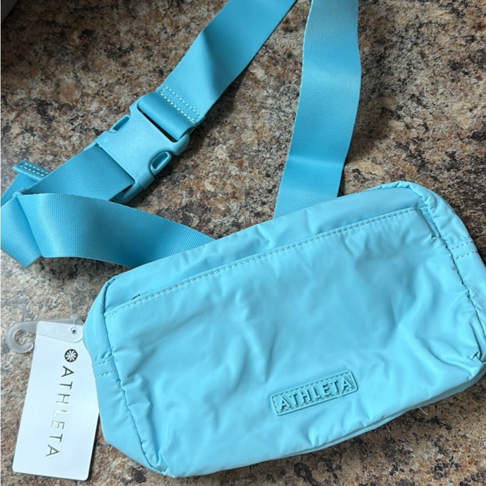 Athleta Sky Blue Crossbody Bag